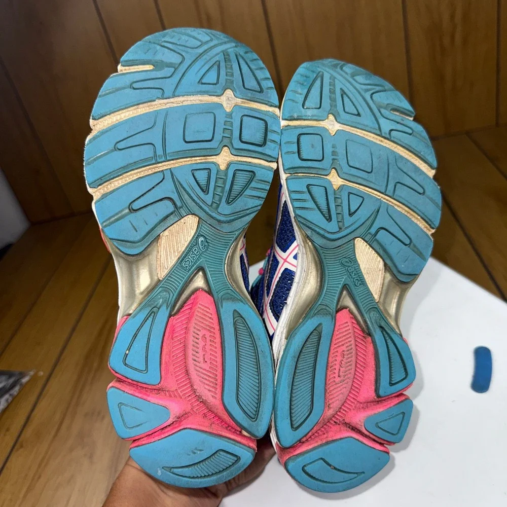 Asics Gel-Exalt Womens Running Shoes Blue Pink Turquoise T379N DuoMax 6.5